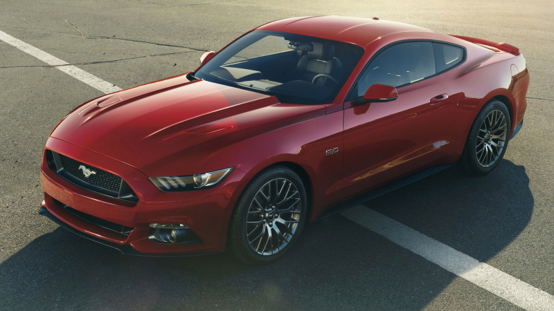 Illustration for article titled The 2015 Mustang looks like this: